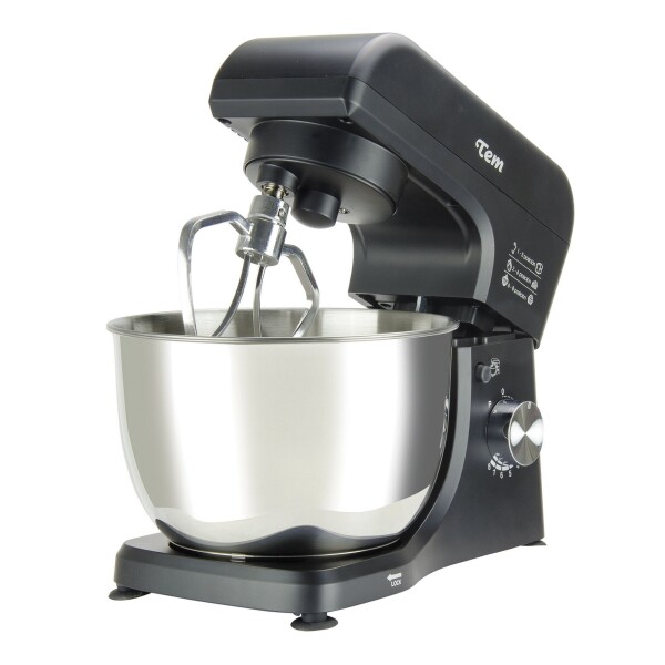 Batidora planetaria de 1000 W con bowl de 4,5 L negra | TEM Z7101 Batidora planetaria de 1000 W con bowl de 4,5 L negra | TEM Z7101