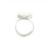 Anillo Hoja-Plata 925 Ajustable-Piedra Nacar-AN3394 conpiedra