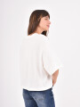 REMERA CORI OFF WHITE