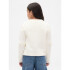 FRCH LOGO CARDI IVORY FROST