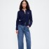 FRCH LOGO CASHSOFT CREW CARDI NAVY UNIFORM