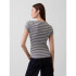 FRCH SS MOD 2X2 LOGO TEE BLUE STRIPE