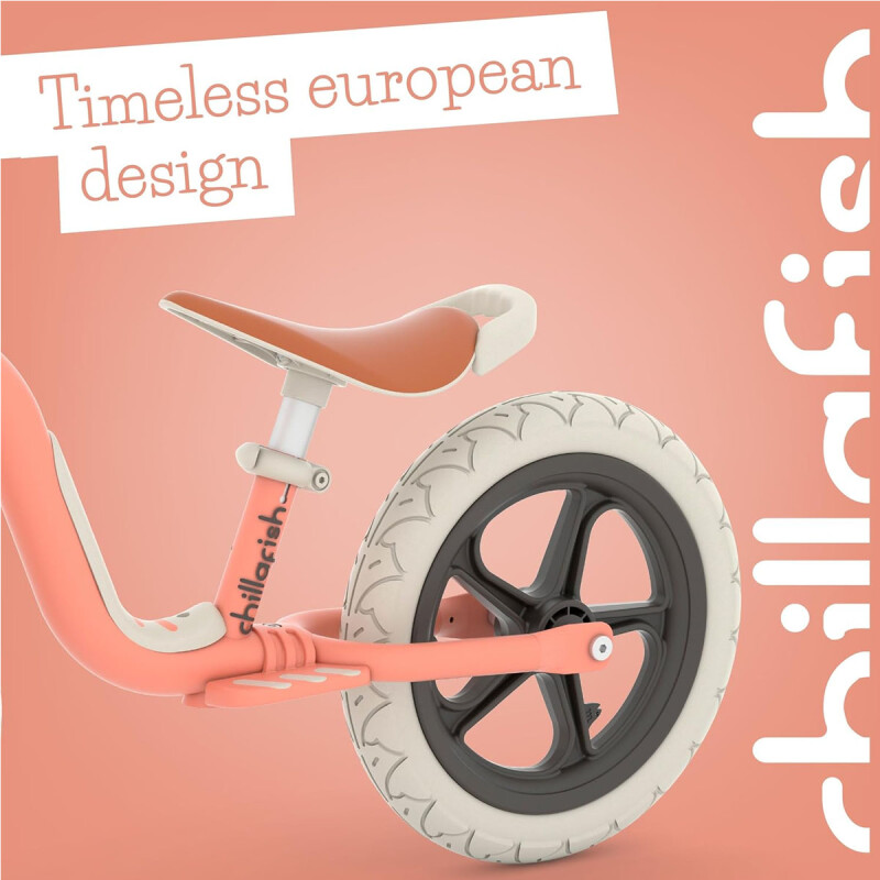Bicicleta de equilibrio Charlie Lux Chillafish Salmón