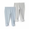 Set de Peleles Algodón Carters x2 RN celeste
