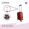 Valija Carry-on de mano Rígidas Con Organizadores Rojo