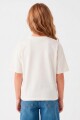 Remera m/c niña STITCH CRUDO