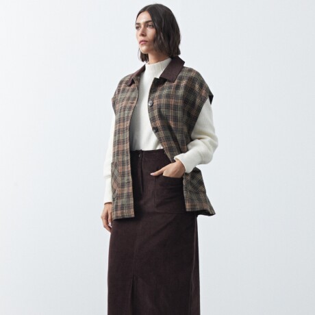 FALDA GOLDFIELD Chocolate