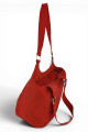 Bolso de Hombro en Tafeta Amasada Naranja