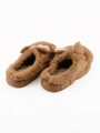 PANTUFLA BEIGE OSCURO