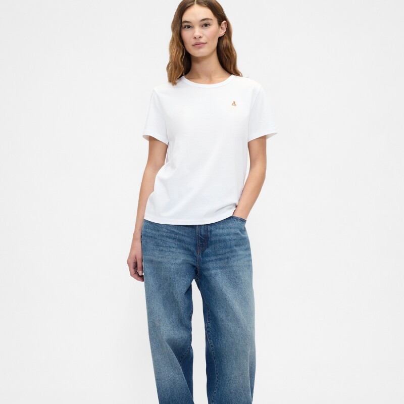 FRCH SS ORG VINTAGE BRANNAN TEE NEW OFF WHITE