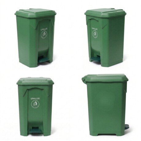 CONTENEDOR DE BASURA 80 LITROS Contenedor de Basura 80 Litros Verde