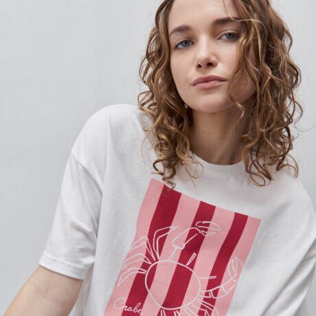 REMERA CRABY Blanco