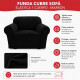 Funda cubre sofá elástica 1 cuerpo NEGRO