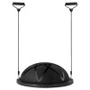 Bosu de Equilibrio de Madera 63 cm Negro