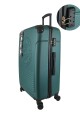 Set de 3 valijas ABS (fibra) de 20", 24" y 28" Verde oscuro