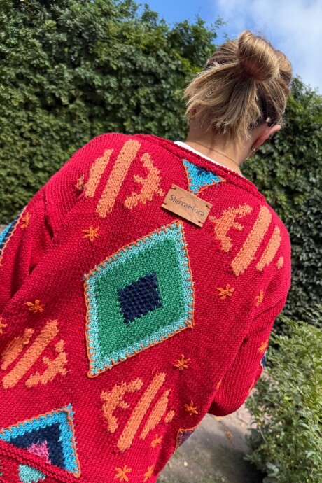 Sweater Gitano Base Rojo