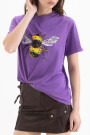REMERA BEE Violeta
