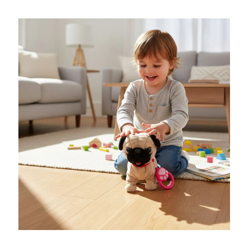Perro peluche interactivo Pug Perro peluche interactivo Pug