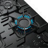COCINA MUELLER DECORATTO VETRO 4H INOX C/GRILL Cocina Mueller Decoratto Vetro 4h Inox C/grill