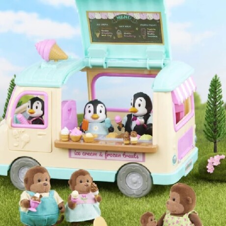 Set de espacios divertidos: Furgoneta de Helados Scoops