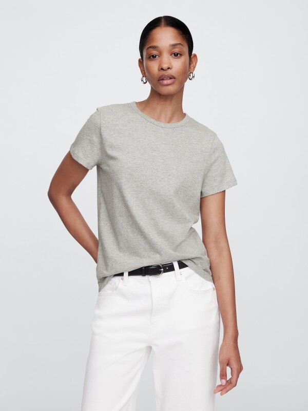 V-SS FAV CREW SOLID LIGHT HEATHER GREY