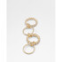 MERALLIA GOLD/CLEAR MULTI WHITE