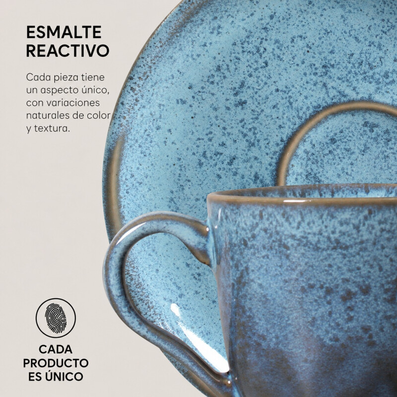 Set de Taza de Cafe en Cerámica y Platillo 120ml Porto Brasil Set de Taza de Cafe en Cerámica y Platillo 120ml Porto Brasil