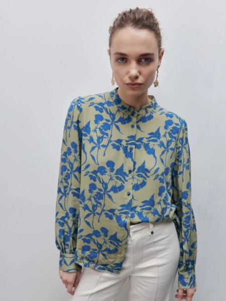 CAMISA D.CASSIN PAKA VER AZU