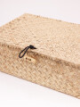CAJA TEJIDA CON TAPA NATURAL