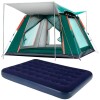 Combo Carpa Autoarmable 4 + colchón Inflable 2 Plazas + inflador Combo Carpa Autoarmable 4 + colchón Inflable 2 Plazas + inflador