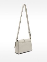 Bolso Bandolera Con Solapa Imantada crudo