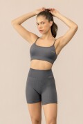 Top Seamless. GRIS OSCURO