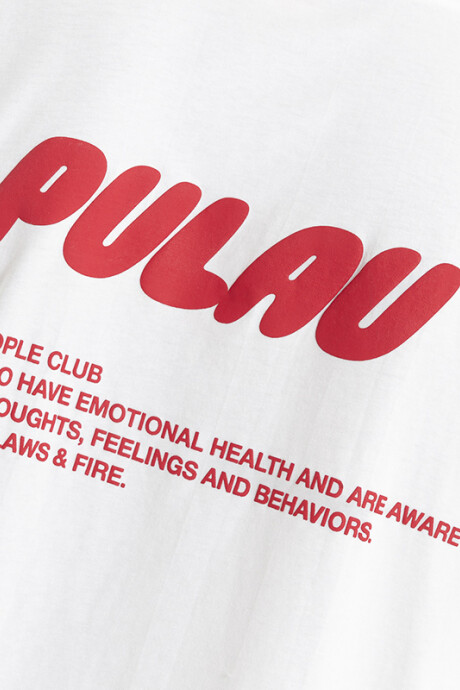 Remera Pulau People Club Blanco