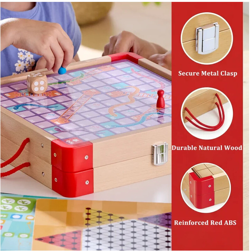 Juegos de mesa Clásicos 22 en 1 Hape Juegos de mesa Clásicos 22 en 1 Hape