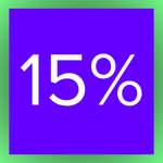15%