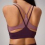 Bra Principal Low Impact Mujer Oxblood/mushroom Mauve