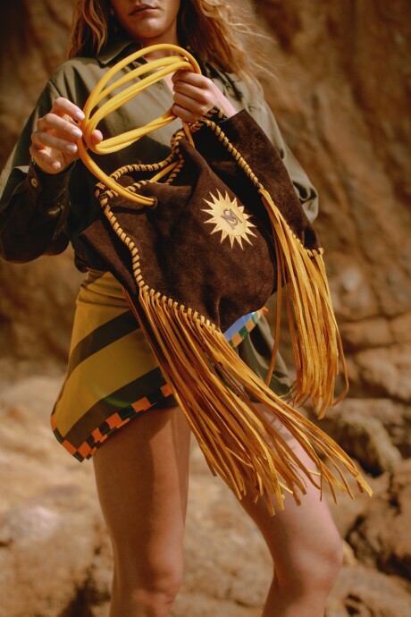 Goddess Handbag Chocolate / Mostaza