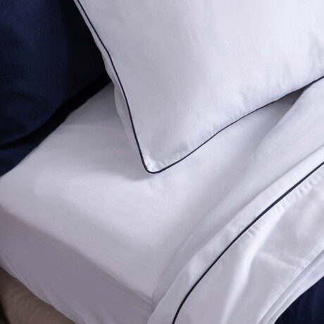 JGO SÁBANAS SUPER KING ALGODON BLANCO FESTÓN 300H