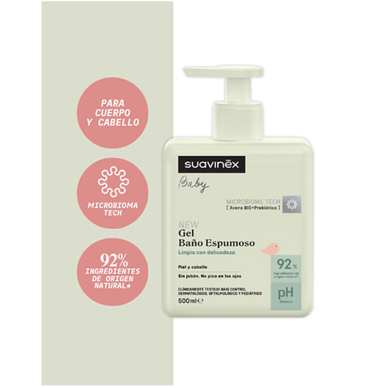 Gel Baño Espumoso 500ml Suavinex Gel Baño Espumoso 500ml Suavinex