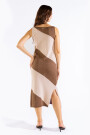 MILA BICOLOR DRESS Fucsia
