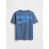 SW SS GRAPHIC RELAXED TEE BAINBRIDGE BLUE