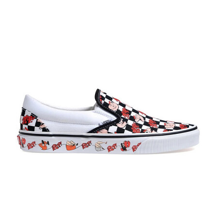 Championes Vans Slip-On Checkerboard x Condorito White