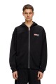 Polerones Para Hombre S-Boxt-Hood-Zip-Div Negro