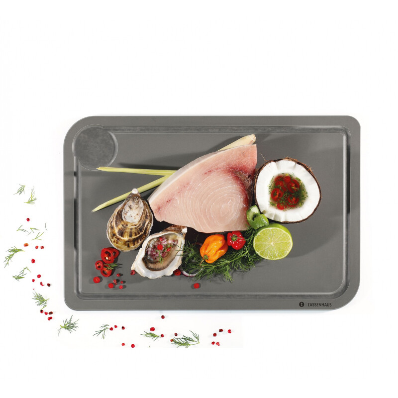 Tabla de Picar Comfort Gris XPLUS 42x28x0,9CM Tabla de Picar Comfort Gris XPLUS 42x28x0,9CM