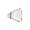 Anillo Cuadrado - Plata 925 - Zirconias y Zirc. Negras AN4771 conpiedra