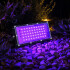 Foco Led Reflector Exterior Interior Luz Uv 50w Ip66 220 V ® Variante Color Negro
