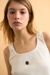 Musculosa Rib sun alma lavada crudo