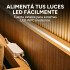 Transformador Luz Led Wpc 100w 24v Conexión Hasta 12 Luces Color Blanco