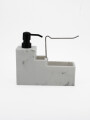 DISPENSADOR CON PORTA ESPONJA BLANCO (V)