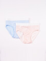 PANTY TEEN PACK X 2 VERDE AQUA